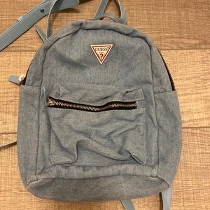 Guess denim mini backpack